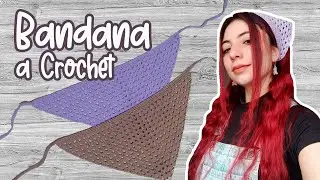 Bandana a crochet ✨ paso a paso - ideal para principiantes