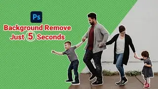 Remove background 1 click in photoshop 