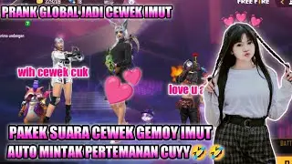 PRANK GLOBAL JADI CEWEK‼️LANGSUNG DIEMOTIN BUNGA SAMA MINTAK PERTEMANAN🤣🤣