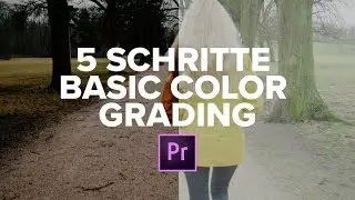 5 Schritte Basic Color Grading Tutorial in Premiere Pro CC [german/deutsch]