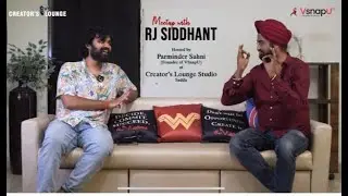 Meetup With RJ Siddhant at Creator's Lounge Studio with Parminder Sahni