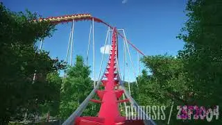 Crimson Dragon - Chinese Dragon Themed Looping Coaster