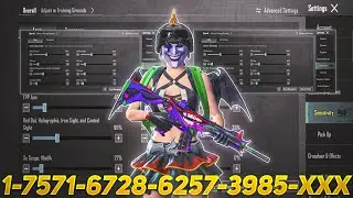 New Update 4.4⚡Best Sensitivity code + Control Settings Pubg Mobile/Bgmi Sensitivity 2026