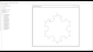 Comment faire les flocons de Von Koch sur python ?