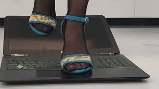 crushing laptop sound experiment asmr