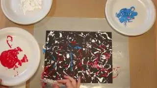 Lucy Loves Art: Jackson Pollock Art Project for Kids!