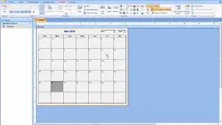 Add a Calendar to a form in Microsoft Access