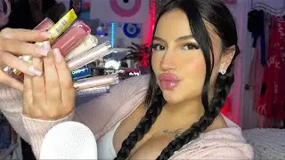 ASMR | 💄LIPGLOSS APPLICATION💄Mouth Sounds & Whispering 🫶🏼🫦
