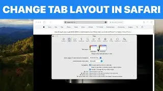How to Change Tab Layout in Safari on Mac (Tutorial)