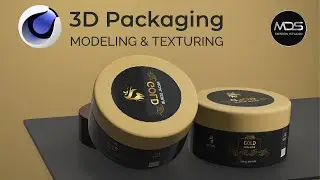 3D Packaging Modeling & Texturing Cinema 4D R23 Tutorial   اُردُو زُبان میں