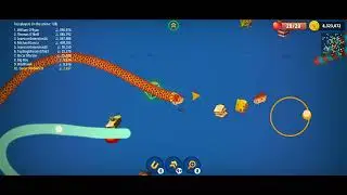 Worms Zone Io Magic Snack Game #wormszone #wormate #viral #snackgame
