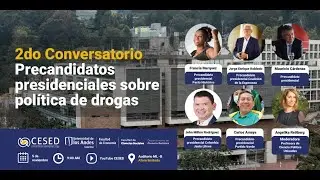 2do conversatorio con precandidatos presidenciales sobre política de drogas.