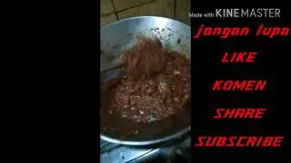 Proses pembuatan sambal 