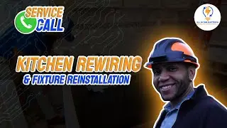 Kitchen Rewire, Garage Projector Reinstall & Fixture Upgrades | All in One Electrical Repairs