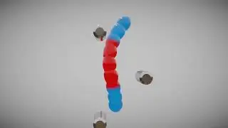 Softbody Gummy Worm Simulation