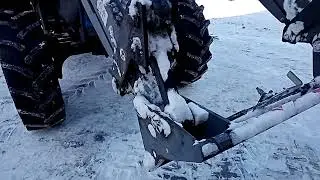 Беларус82.1.Обзор фронтальный погрузчик metal-fach быстросъём евро кареткой