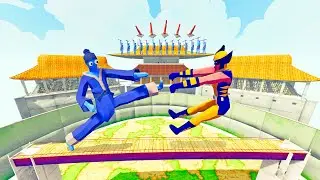 TAEKWONDO ARENA + 15 SPEAR THROWERS vs EVERY UNIT | TABS - Totally Accurate Battle Simulator