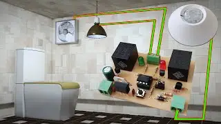 Smart Toilet | How to Make smart lamp & Fan for bathroom [Circuit diagram]