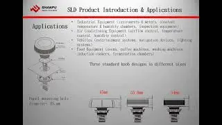 SLB3-Rotary encoder with disaplay, SHANPU push button switches manufacturer.