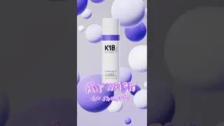 Introducing AIRWASH 👉Our all-new, biotech-powered, non-aerosol dry shampoo drops 3/26 #k18hair