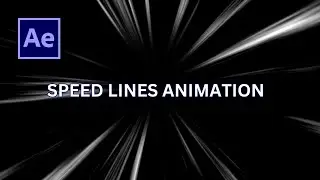 How to create anime speed line in After Effects Tutorial