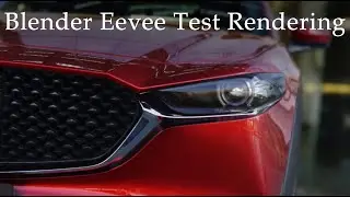 Blender Eevee Car Test Rendering Video Collection