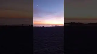 Incredible sunsets in California. Venice Beach, Los Angeles