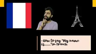Learn how to say the name in French/ kaise apna naam bataye French mein: lesson-2| A1 course