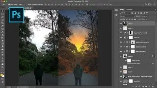 Retouch to Autumn Colors - How to Edit Vertical Photos