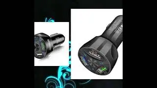 Car USB Charger Quick Charge 3.0 4.0 Universal 18W Fast Charging in car 4 Port mobile phone charg...