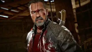 Terminator T-800 FULL FIGHT - Mortal Kombat 11 Gameplay (No Commentary)