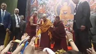 Анастасия Правдивец на Учениях Далай Ламы в Риге 2018