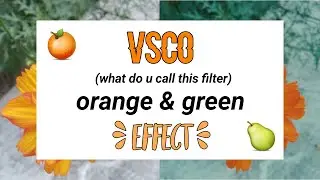 VSCO Random Filter (idk) 🍑