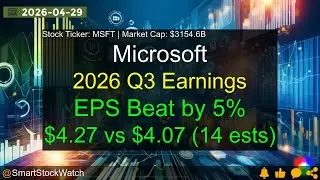 Microsoft (MSFT|$3154.6B) - 2026 Q3 Earnings Analysis
