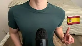 ASMR | Saying words with a Spanish accent (ASMR en Español)
