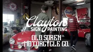Old Soren Motorcycles X Clayton Sign Co