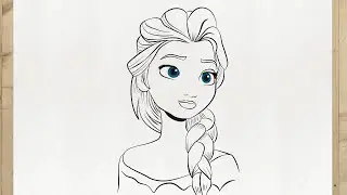 ELSA (Frozen) ZEICHNEN EINFACH