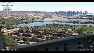 Landing in San Diego Intl., Runway 9! #aviation #msfs2020 #landing #a320 #sandiego #viralvideo