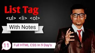 HTML List Tag | How To Add HTML List Item | List Tag In HTML | HTML List