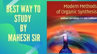 Best Way to Study Carruther|Modern Methods of organic Synthesis by William Carruther| NET GATE SET|
