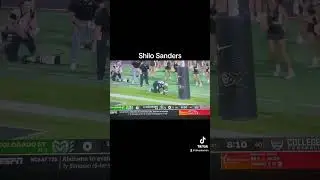 Shilo Sanders scores TD #shilosanders #football #ncaa #colorado #game