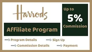 Harrods Affiliate Program [2026] | Earn Money from Harrods