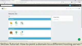 SkiDax.com Tutorial: How to point a domain name to a hosting server?