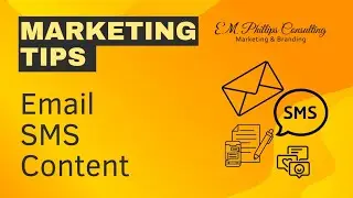 Email, SMS & Content Marketing Tips