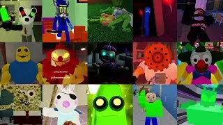 ROBLOX ALL PIGGY SPINOFF GAMES JUMPSCARES