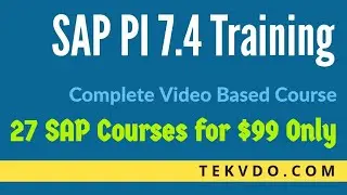 SAP PI Training - Enterprise Services Repository - Complete Course