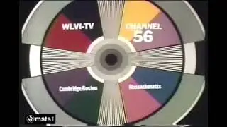 WLVI-TV 56 Test Pattern 1980s MSTS1 (I)