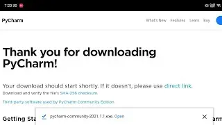 How to download the latest version PyCharm ?