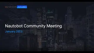 Nautobot Community Meeting - January 2023