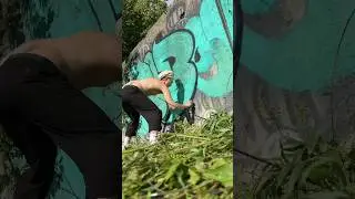 описание: кому-то комп, а мне заброшенные стены💀 #граффити #graffiti #художник #векман #graffitiart